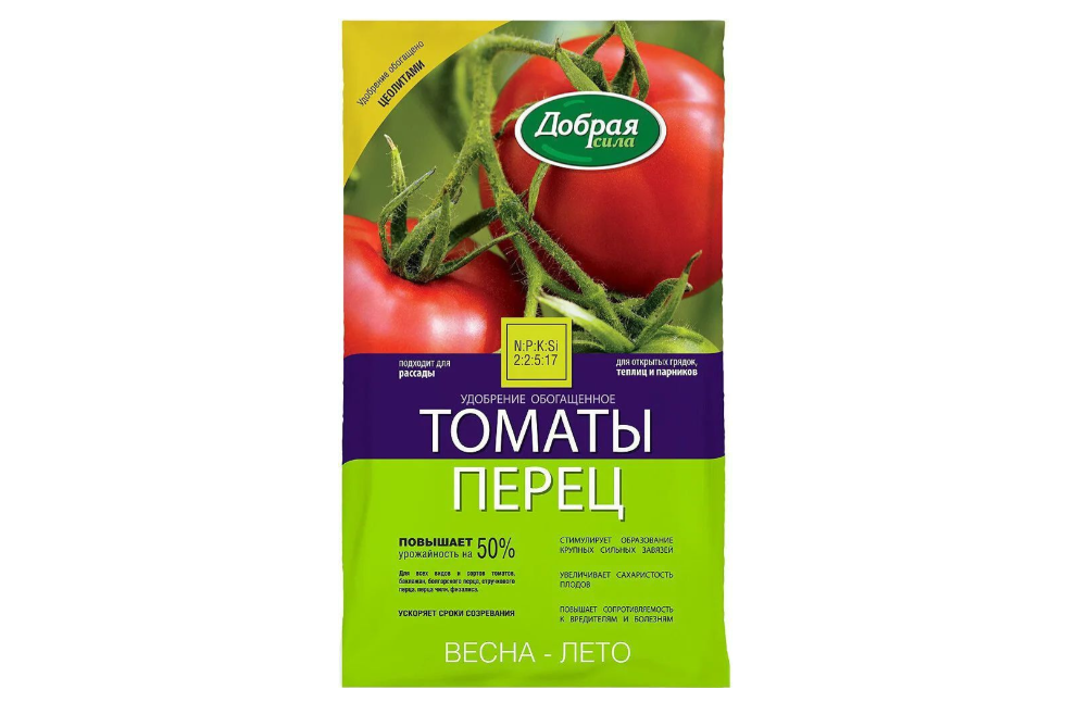 Добрая сила Сухое удобрение Томаты-Перец 0,9 кг
