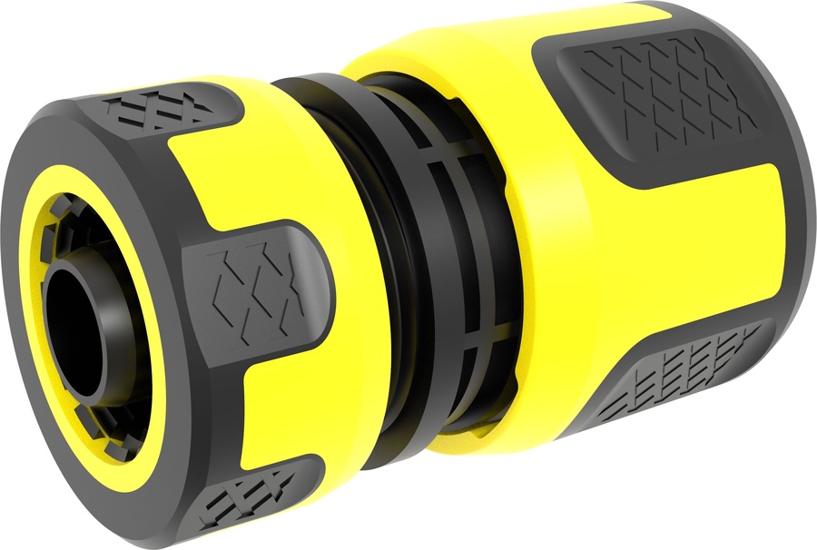 Быстросъём для шлангов 1/2" и 5/8" (12-15мм) с аквастопом АКВАМАСТЕР