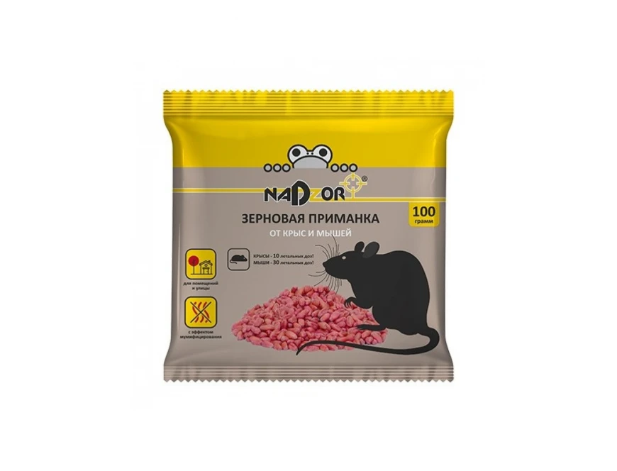 Зерновая приманка от мышей и крыс